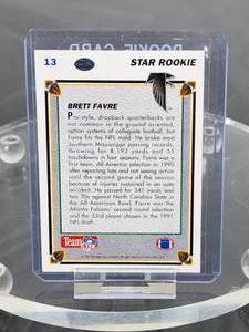1991 Upper Deck Football Brett Favre Rookie Card #13