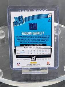 2018 Donruss Panini Saquon Barkley Rated Rookie Card #306