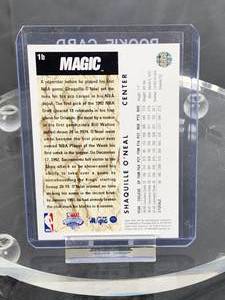 1993 Upper Deck Basketball Shaquille ONeal Rookie card #1b