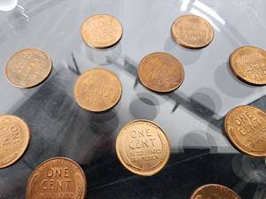 (12) Uncleaned U.S. Wheat Pennies in Excellent Condition