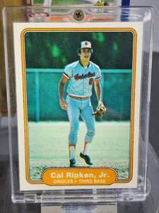 1982 Fleer Baseball Cal Ripken Jr Rookie Card #176 with Bobble Head