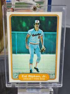 1982 Fleer Cal Ripken Jr Rookie Card #176 with Bobble Head