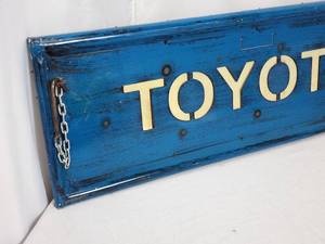 Mancave  Garage Mini Toyota Tailgate Wall Decor