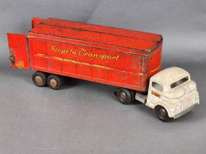 Vintage 1960s Structo Transport Tractor Trailer