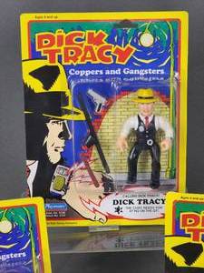 (5) Assorted Vintage 1990 Walt Disney Co. Dick Tracy Action Figures