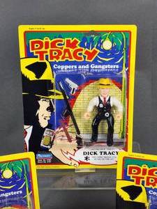 (5) Assorted Vintage 1990 Walt Disney Co. Dick Tracy Action Figures