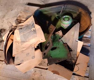 lot 14 image: John Deere 70 Diesel Standard, Serial No. 7027615, (Work was begun on this tractor, not running)