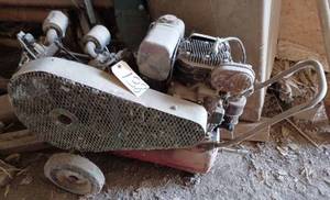 lot 138 image: Gas Powered Air Compressor Powered by a Kohler K141 Engine, Serial No. D22996