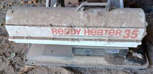 lot 139 image: Reddy Heater 35, 35000 BTU Portable Torpedo Heater