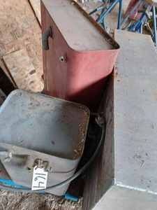 lot 164 image: Three Assorted Marine Gas Tanks Aluminum 31-inches X 45-inches X 11-inches, Aluminum 30-inches X 36-inches X 10-inches