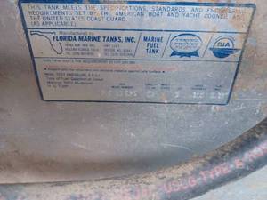 lot 165 image: Two Aluminum Tanks, One is a 50-gallon Florida Marine Tank
