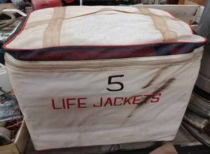 lot 185 image: Five New Life Vests in Original Container