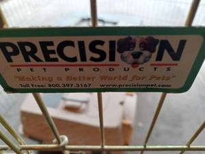 lot 203 image: Precision Dog Kennel and Two Small Plastic Pet Porters