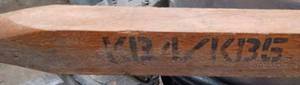 lot 217 image: Pair of New Oak Wheelbarrow Handles