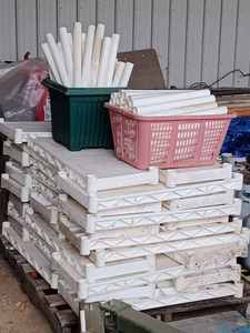 lot 240 image: Pallet of Plastic Shelving