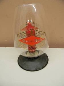 lot 25 image: VINTAGE GRAIN BELT BEER CANDLE HOLDER - COOL PIECE - SEE PICTURES