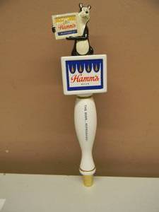 lot 30 image: VINTAGE - NEW OLD STOCK - Hamms Beer Tap Handle - GREAT OLD SCHOOL PIECE - SEE PICTURES