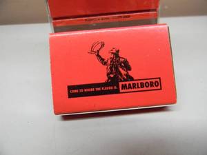 lot 45 image: VINTAGE - NEW OLD STOCK - CASE OF MARLBORO STICK MATCHES - GREAT OLD SCHOOL PIECES - SEE PICTURES