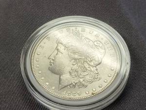 1889 MORGAN SILVER DOLLAR UNC IN AIRTITE