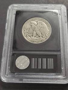 1946 WALKING LIBERTY HALF BLACK SLAB