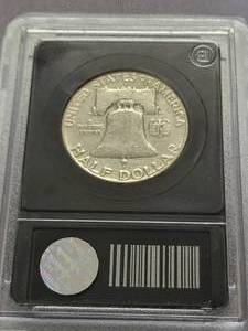 1958 FRANKLIN HALF DOLLAR BLACK SLAB