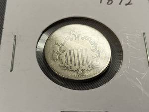 1872 US SHIELD NICKEL