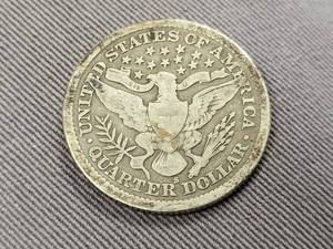 1900-S BARBER QUARTER IN AIRTITE