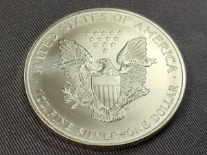 1996 AMERICAN SILVER EAGLE 1 TROY OZ .999 FINE SILVER