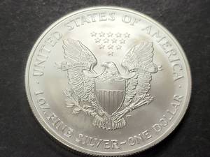 2003 AMERICAN SILVER EAGLE 1 TROY OZ .999 FINE SILVER