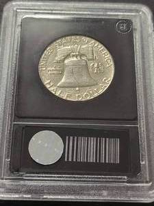 1963 FRANKLIN HALF DOLLAR BLACK SLAB