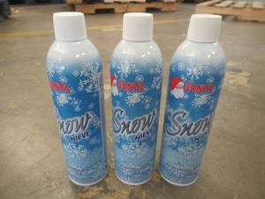 lot 419 image: (3 Spray Cans) Santa Snow 18oz, 010228905056 - SOLD AS IS