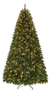 lot 317 image: Enchanted Forrest 6.5 ft. Pre-Lit Princeton Fir with Clear Lights, 287-1158 - SOLD AS IS