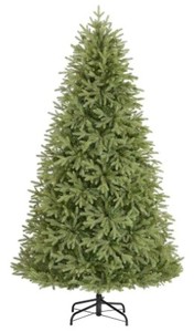 lot 319 image: Home Accents 7.5 ft Jackson Noble Fir Unlit Artificial Christmas Tree, 1006152051 - SOLD AS IS