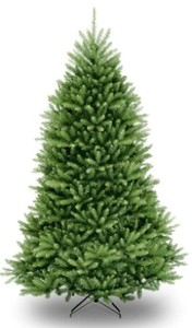 lot 323 image: 7.5 ft. Unlit Dunhill Fir Artificial Christmas Tree, 1000130118 - SOLD AS IS