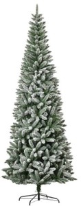lot 327 image: Homcom 7.5 ft. Artificial Christmas Tree, Xmas Pencil Tree, Green, 82703-033E4 - SOLD AS IS