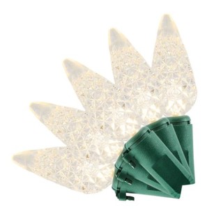 lot 409 image: Home Accents 49.6 ft. 150-Light Warm White C6 LED Lights, 1005039640 - SOLD AS IS