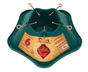 lot 430 image: Jack Post Resin Tree Stand for Live Trees Up to 6 ft. Tall, 506-ST - SOLD AS IS
