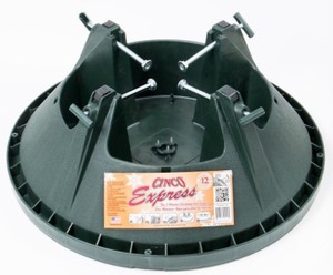 lot 439 image: Cinco Express Tree Stand for Trees Up to 12 ft. Tall, C-144E - SOLD AS IS