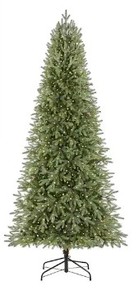 lot 451 image: Home Accents 7.5 ft Jackson Noble Slim Christmas Tree, 1005356547 - SOLD AS IS