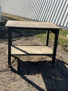 Wood Desk with Wheels