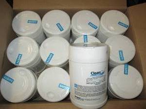 case of 12 clean cide 1 lb 9 oz can...