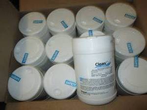 case of 12 clean cide 1 lb 9 oz can...