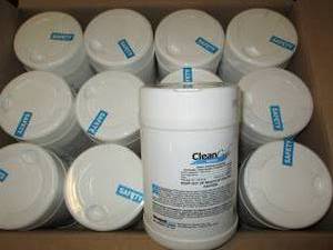case of 12 clean cide 1 lb 9 oz can...