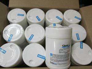 case of 12 clean cide 1 lb 9 oz can...
