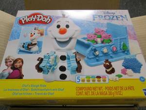 case of 3 new disney frozen play-do...