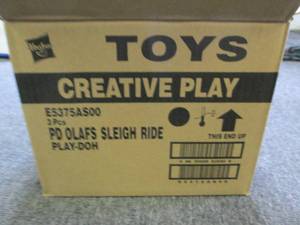 case of 3 new disney frozen play-do...