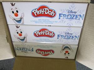 case of 3 new disney frozen play-do...