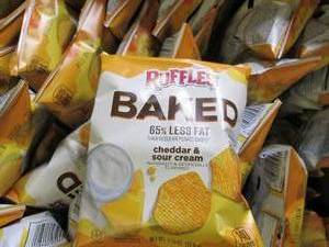 case of ruffles baked cheddar and s...