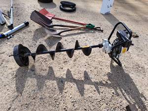 lot 308 image: Jiffy 30 Gas Ice Drill with 9 Auger Bit