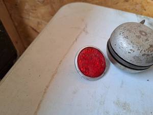 lot 405 image: Vintage 1950s Bicycle Bell and Reflector